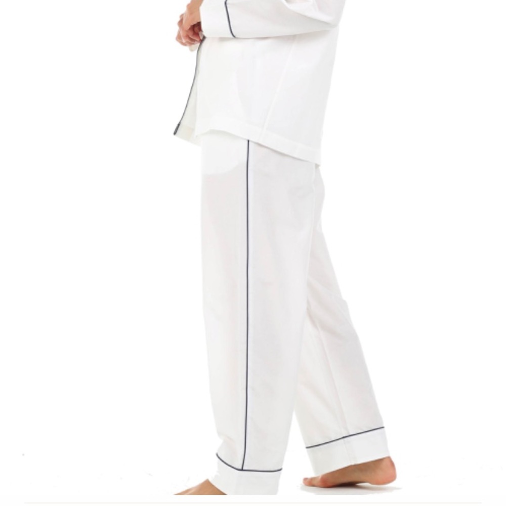 Papinelle Vintage pajama Set Top Pant Cream White - Picture 8 of 10